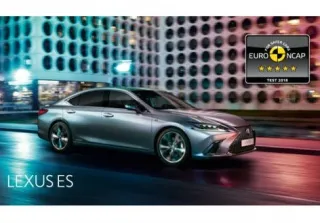 لكزس ES الجديدة تتحصل على 5 نجوم في اختبارات التصادم Euro NCAP