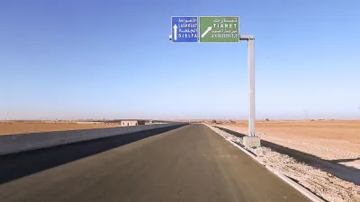 Visite d&#039;inspection du réseau routier entre Médéa et Djelfa, Mr Kouraba salue la qualité des travaux