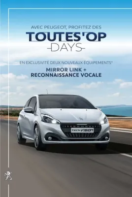 Peugeot Toutes’Op Days, au menu Mirror Link et Reconnaissance Vocale sur la 208 TechVision.