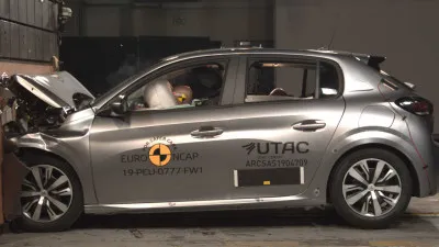 Euro NCAP: 4 étoiles seulement pour la nouvelle Peugeot 208