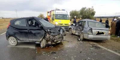 Accidents de la route: 43 morts et 1307 blessés durant la dernière semaine