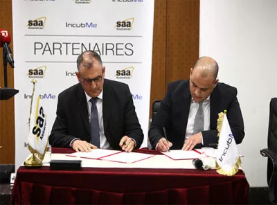 Assurances: signature d’une convention de partenariat entre la SAA et IncubMe