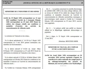 Importation des véhicules en Algérie : Plus d’ESP ni d’Airbags latéraux exigés
