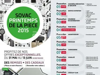 “Printemps de la pièce” chez SOVAC