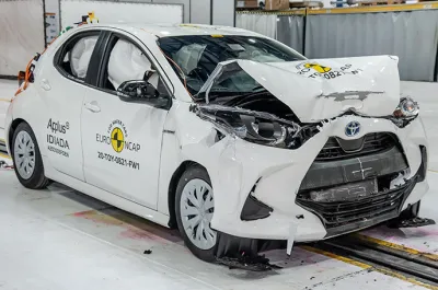 تويوتا ياريس 2020 : خمسة نجوم في اختبار السلامة المحدث لـEuroNcap