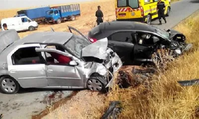 حوادث المرور: وفاة 3 أشخاص وإصابة 105 آخرين خلال نهاية الأسبوع بالمناطق الحضرية