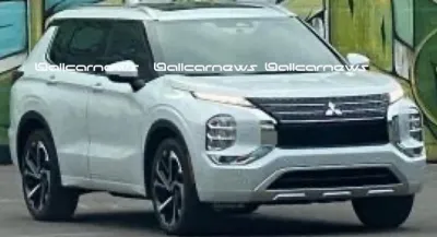 Nouveau Mitsubishi Outlander (2022) surpris sans camouflage