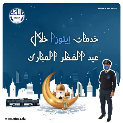 ETUSA : Un programme spécial pour faciliter la circulation des citoyens à Alger pendant l’Aid El Fitr