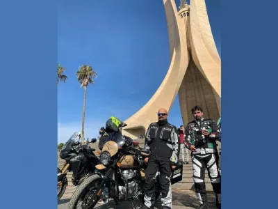 صعود الطاسيلي : رحلة سياحية للدراج القطري خالد محمد الجبار