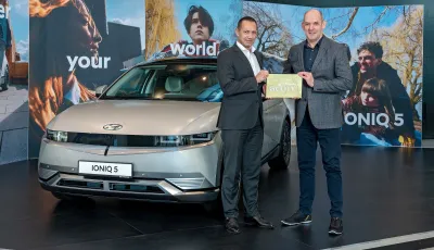 Le Hyundai Ioniq 5 élu &quot;Voiture de l&#039;année 2022&quot; en Allemagne
