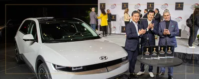 Hyundai Ioniq 5 élue voiture mondiale de l&#039;année 2022