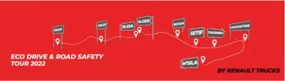 Renault Trucks Algérie organise la caravane ECO DRIVE &amp; ROAD SAFETY TOUR 2022