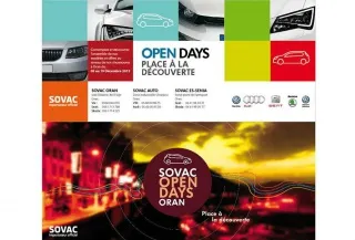 Sovac absent à l’Autowest 2015, organise les "Open Days" à Oran à la même période