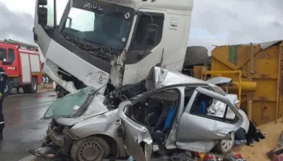 حوادث المرور: وفاة 45 شخصا وإصابة 1868 آخرين خلال أسبوع