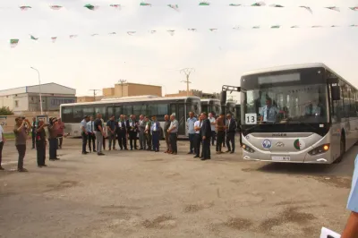 Livraison de 160 bus de grande capacité aux entreprises de transport urbain et suburbain de plusieurs wilayas