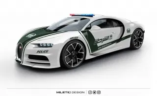 Une Bugatti Chiron pour la police de Dubai?