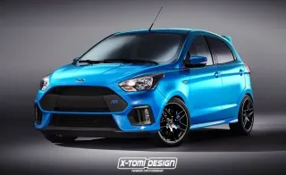 Ford Ka+ RS imaginée par X-Tomi