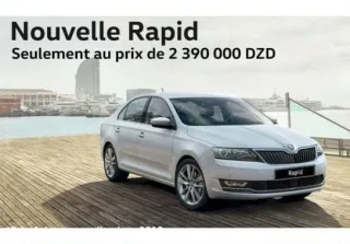 Sovac / SKODA : la Rapid restylée à 2 390 000 da TTC