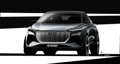 Audi présentera le Q4 e-tron concept au salon de Genève