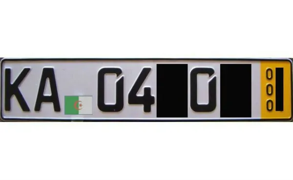 لوحة ترقيم سيارات جديدة ابتداء من 2017: رقم وحيد يعوض رمز الولاية