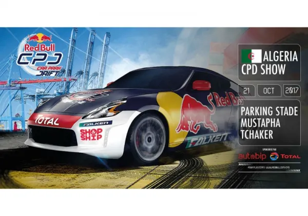 أوتوبيب شريك الطبعة الأولى من Red Bull Car Park Drift Algeria في 21 أكتوبر بالبليدة