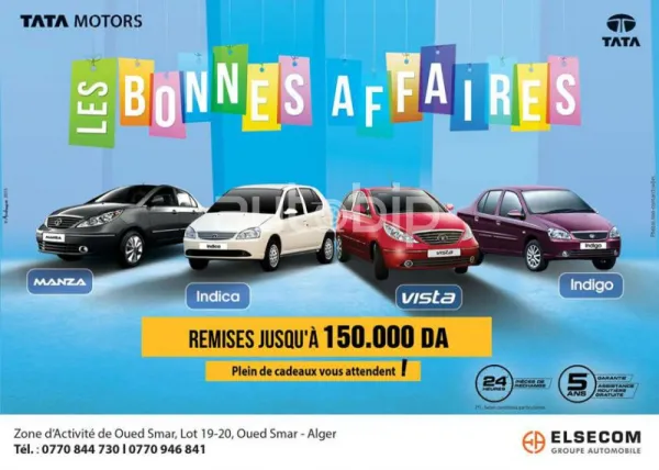 TATA Motors : 150 000 da de remise à la veille du salon d'Alger