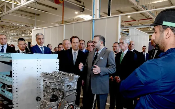 Usine PSA de Kenitra au Maroc, démarrage de production