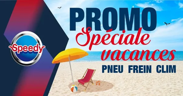 Speedy Algérie : Promo vacance sur les pneus, freins et clim