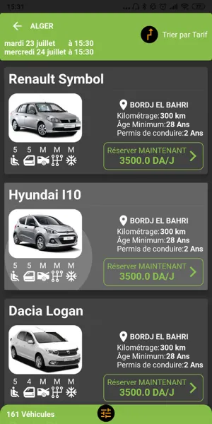 تطبيق Algeria Car Rental أول منصة لتأجير السيارات