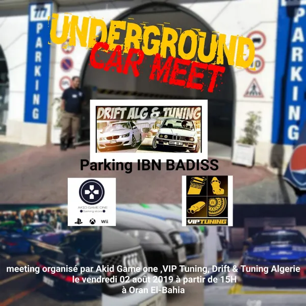 أول تجمع للسيارات “UNDERGROUND CAR MEETING” بوهران