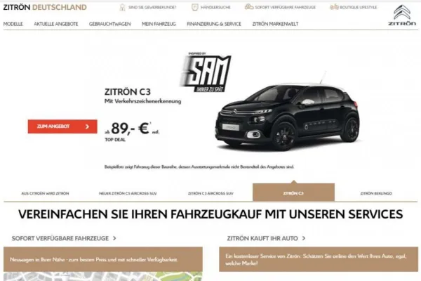 Citroën s’appellera désormais Zitrön en Allemagne