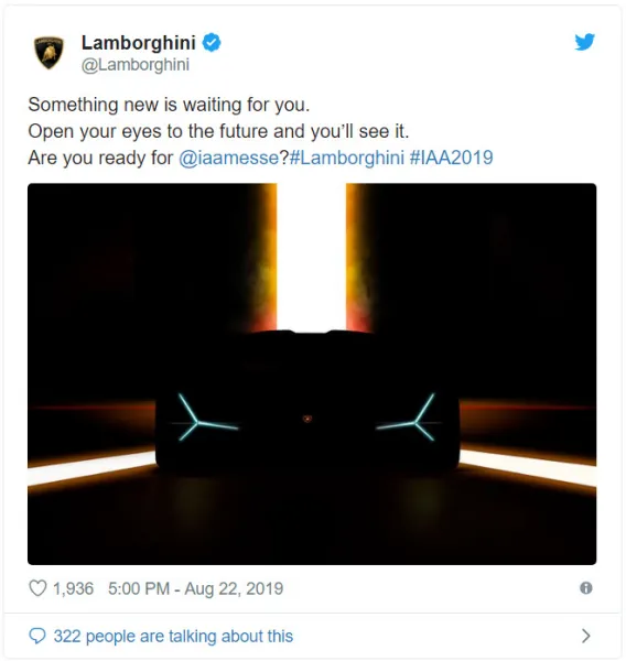 Lamborghini annonce un mystérieux nouveau modèle pour le salon de Frankfurt