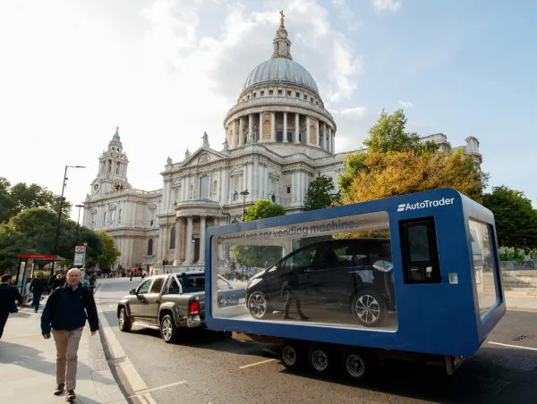 Un distributeur automatique de voiture testé à Londres