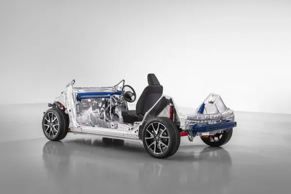 Nouvelle plateforme GA-B de Toyota, elle sera inaugurée par la Yaris