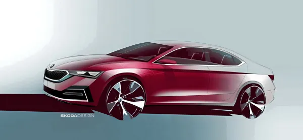 La future Skoda Octavia préfigurée avec des sketch