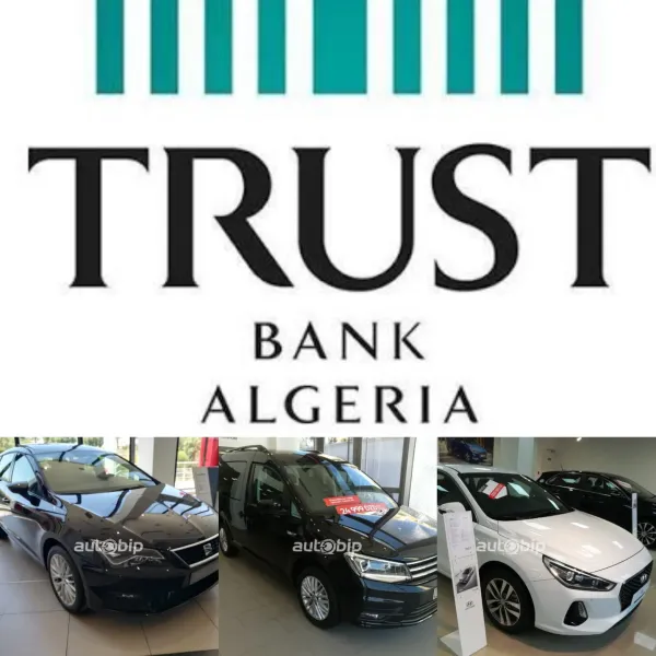 Trust Bank Algeria : 3 véhicules disponibles à crédit