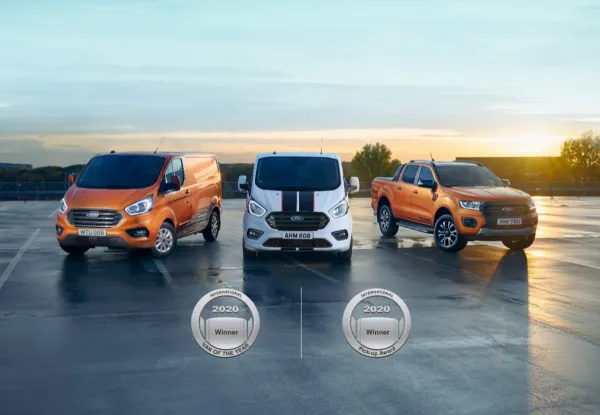Véhicule utilitaire de l'année et pick-up de l'année 2020 : Ford réalise le doublé en Europe