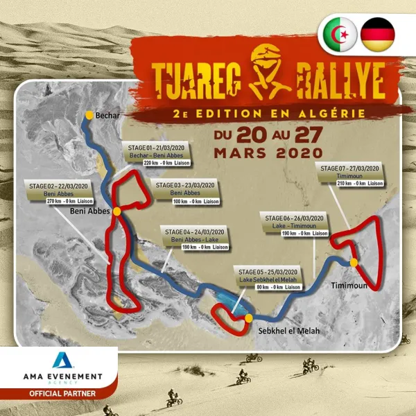Tuareg Rally: du 20 au 27 mars 2020