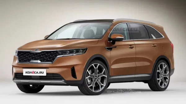 تصميم سيارة Kia Sorento لعام2021