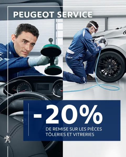 Peugeot Algérie : remise sur la vitreries et tôlerie jusqu&#039;au 26 décembre