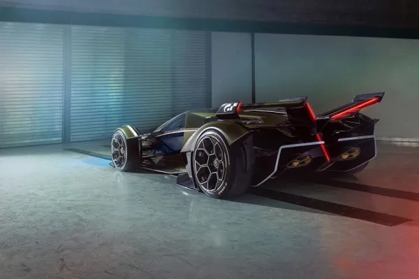 Lamborghini dévoile le concept-car futuriste Vision Gran Turismo