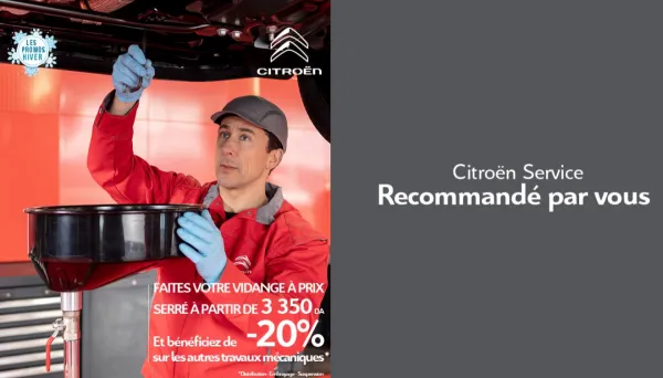 Citroën Algérie lance ses offres Hiver