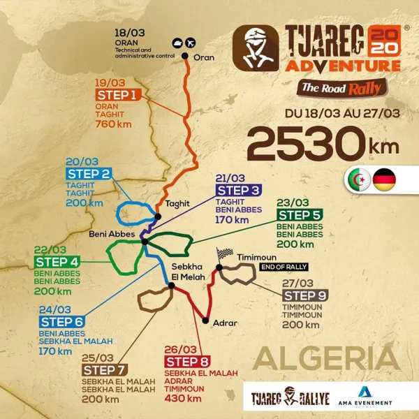La FASM confirme la tenue du Rally Touareg 2020