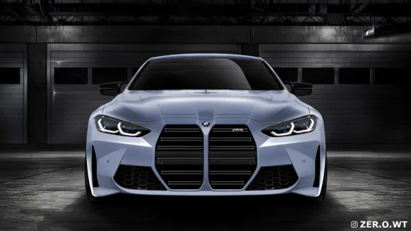 Nouveau coupé BMW M4 2020 rendu de façon réaliste