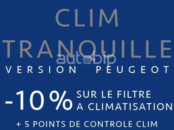 Peugeot Algérie : 10% de remise sur le filtre à climatiseur