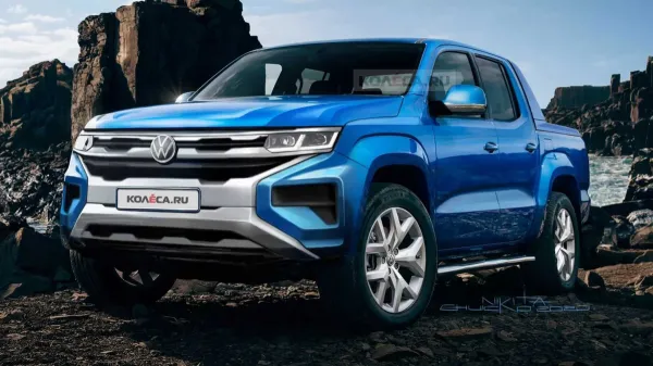 Volkswagen Amarok (2021) : un premier croquis présenté
