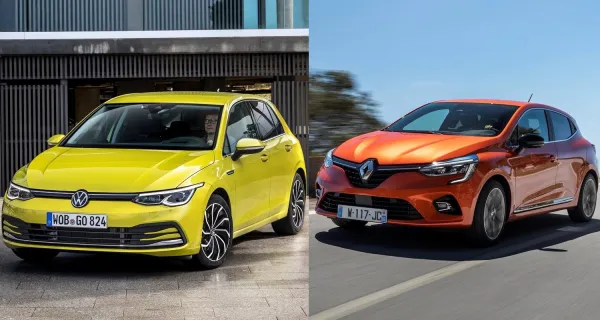 سيارة Renault Clio 5 تتجاوز الـ Volkswagen Golf 8 كالسيارة الأكثر مبيعا في أوروبا