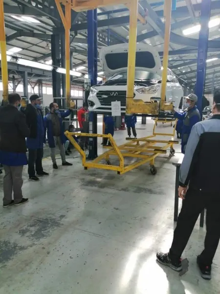 8000 سيارة Hyundai تنتظر التركيب في مصنع TMC بتيارت