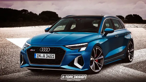 Nouvelle Audi RS 3 photographiée en essai