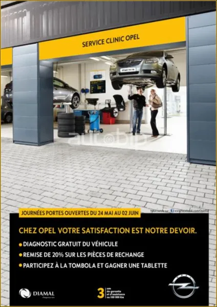 Opération Service Clinic pour Chevrolet et Opel chez Diamal
